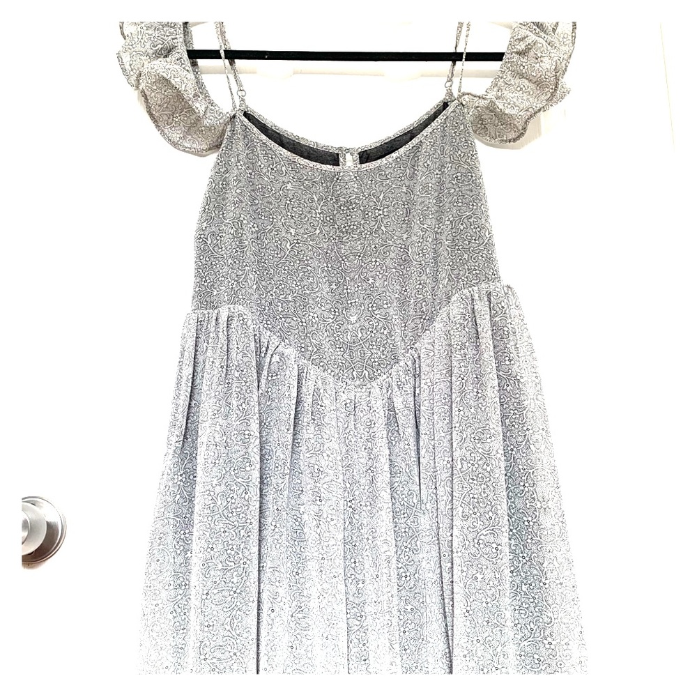 Cold Shoulder Baby Doll Style Dress